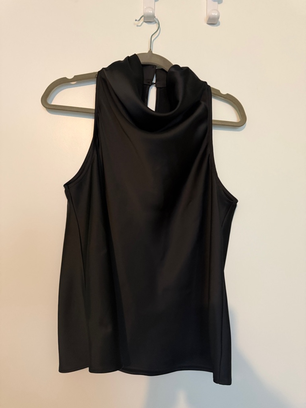 Evereve Satin Cowl Neck Top